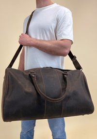Gusti Leder UNISEX brązowy melanż