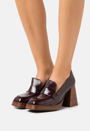 ARDERIN - Scarpe con plateau - bordeaux