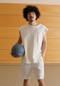 adidas Performance 3 STRIPES SHORT - Sport rövidnadrágok - white/semi blue burst