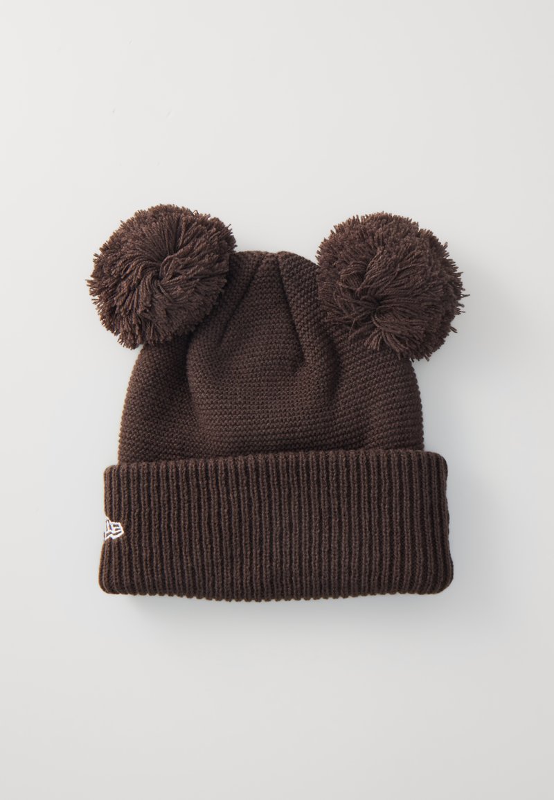 New Era DOUBLE POM BEANIE Beanie dark brown