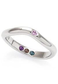 Carolin Stone Jewellery SAPHIR - Ring - pink- und silberfarben
