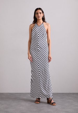 JULIE DRESS - Vestido largo - white/navy