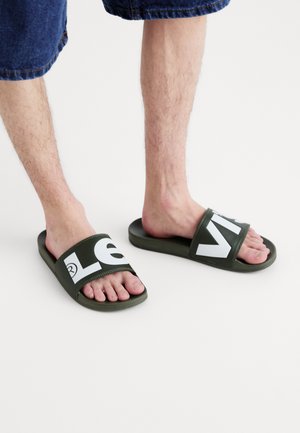 JUNE - Sandales de bain - dark khaki