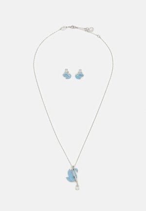 Swarovski ICONIC SWAN SET - Oorbellen - ice blue