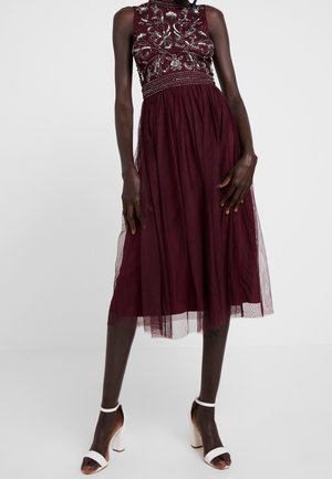 Koktejlové šaty / šaty na párty - dark red