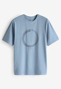 Next REGULAR FIT - Apdrukāts T-krekls - blue white black