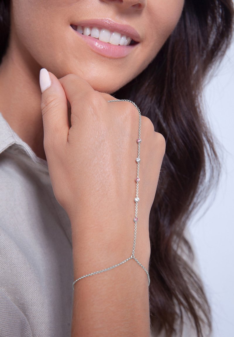 Elli SPARKLING BASIC - MIT KRISTALLEN VON SWAROVSKI® - Ringar - pink