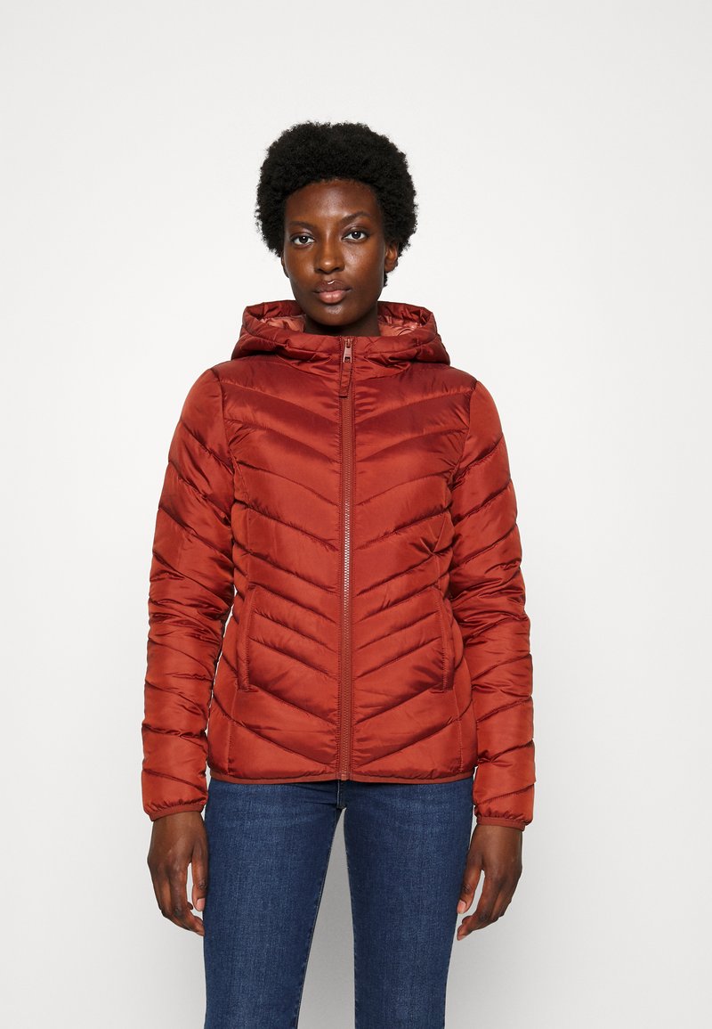 TOM TAILOR DENIM LIGHTWEIGHT QUILTED JACKET Übergangsjacke brown