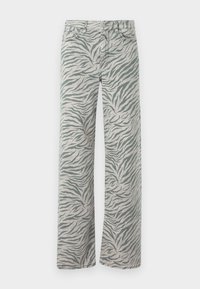 JXSARAH TOKYO ZEBRA WIDE PANT - Püksid - feather gray