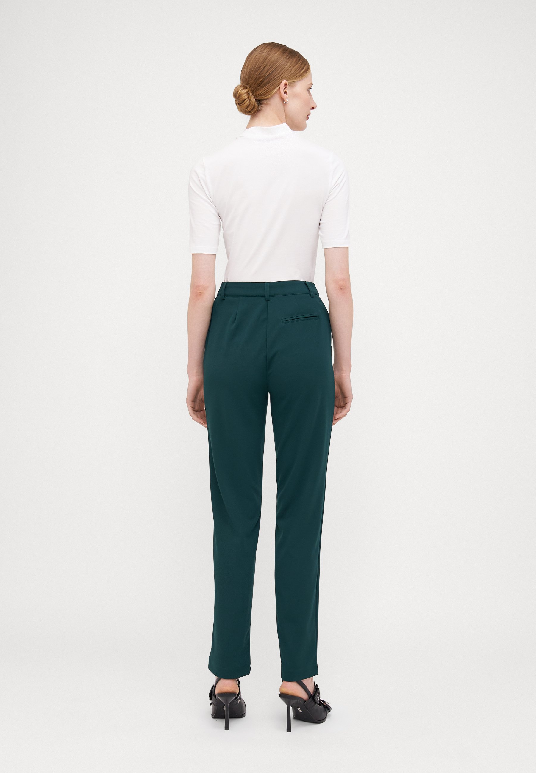 Anna Field Tall Trousers - dark green - Zalando.co.uk