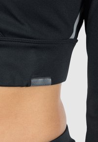 Smilodox CROP FASTLANE - Langarmshirt - schwarz