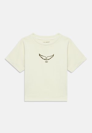 SHORT SLEEVES TEE - Μπλουζάκι με στάμπα - canary green