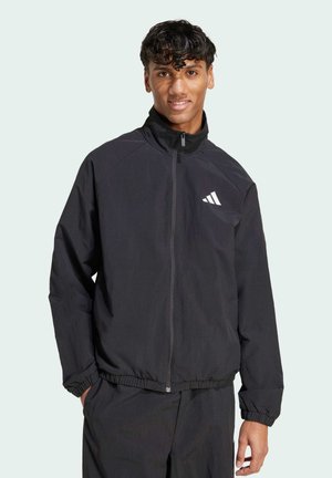 Summer jacket - black   white