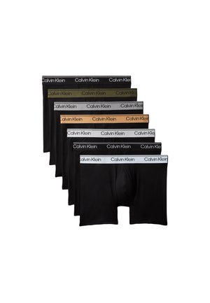 Calvin Klein Underwear, BRIEF 7 PACK - Boxers - black/harbor mist/bronze flash, olive/night, convoy/plein air