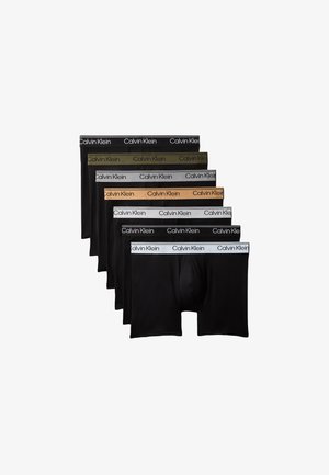 Calvin Klein Underwear, BRIEF 7 PACK - Kitsad bokserid - black/harbor mist/bronze flash, olive/night, convoy/plein air