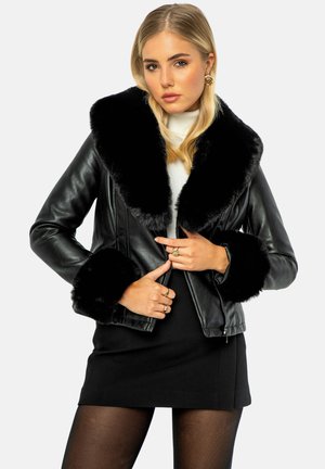 WITTCHEN Faux leather jacket - black