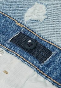 ONLY GIRLS EDGY - Shorts di jeans - light medium blue denim