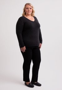 CASH-MERE Strickpullover - dunkel anthrazit