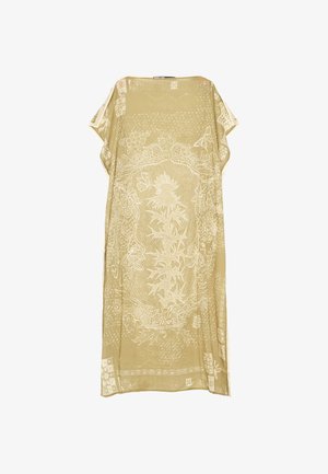 BIMBA Y LOLA, BIMBA Y LOLA VESTIDO PAÑUELO CUADRADO CAQUI - Maksikleit - caqui