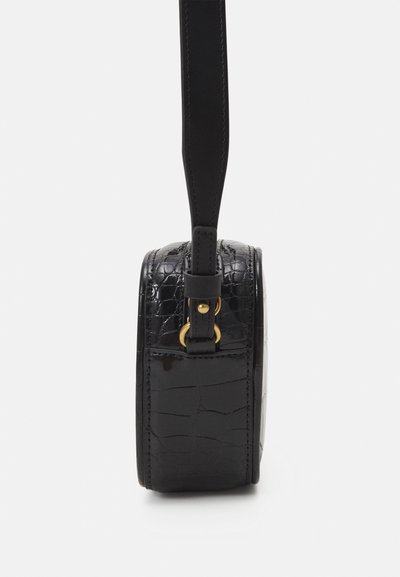 Emporio Armani CAMERA CASE CERVO CAMERA CASE CROC - Cross body bag - nero