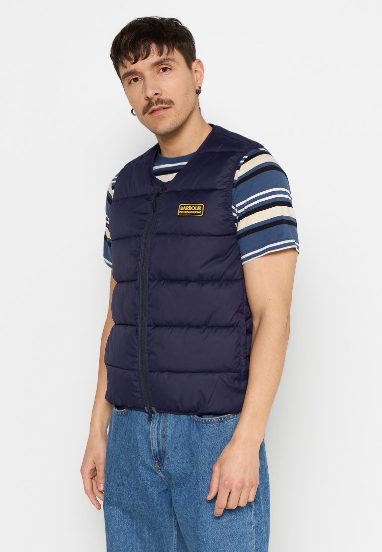 Barbour International Bodywarmer donkerblauw Barbour International Bodywarmer donkerblauw