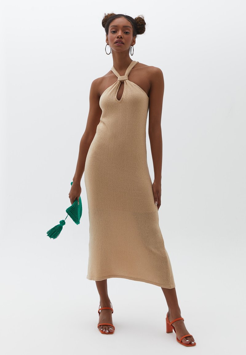 Damen Kleider | OXXO Etuikleidhazelnut/hellbraun - KO48538 Damen Kleider | OXXO Etuikleidhazelnut/hellbraun - KO48538