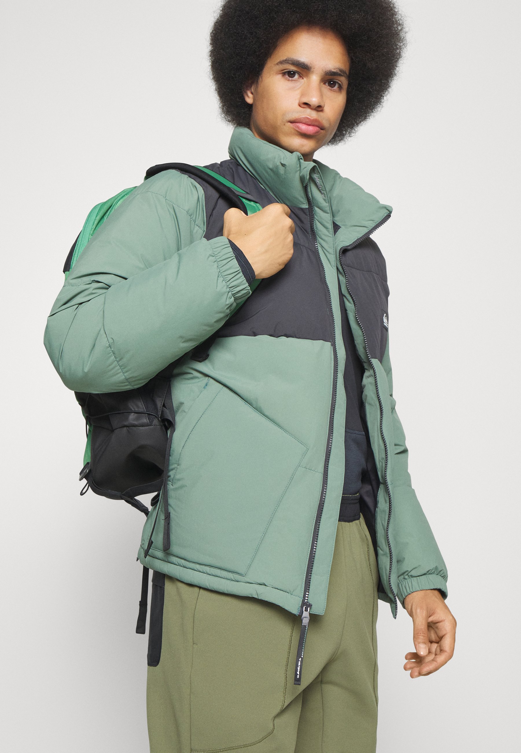 Quiksilver WILD MOUNTAIN - Winter jacket - laurel wreath/khaki