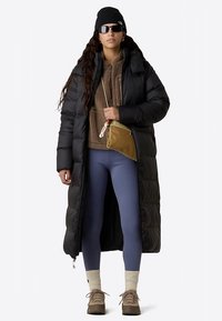 The North Face W HYDRENALITE CITY LONG DOWN HOODED PARK - Kabát z prachového peří - tnf black