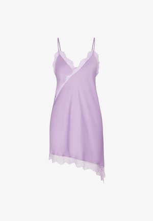 Hunkemöller, HUNKEMÖLLER SLIPDRESS ASYMMETRIC - Nachthemd - purple