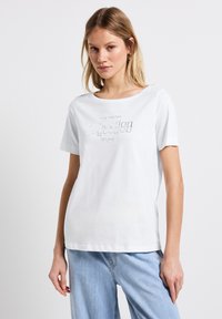 Street One - MIT FOLIENWORDING - Print T-shirt - weiß Thumbnail Image 1