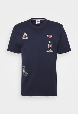 CLUNN - T-shirt con stampa - navy