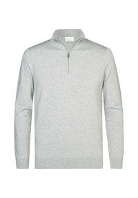 THE LUXURY BASIC HALF ZIP - Felpa - light grey