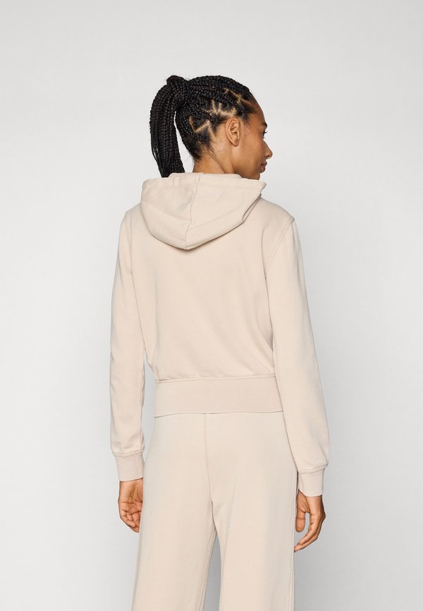FULL ZIP HOOD - Zip-up sweatshirt - beige2
