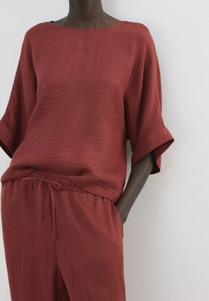 Mango, Blouse - red