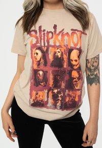 Paradiso Clothing SLIPKNOT THE END SO FAR GRID PHOTOS - Print T-shirt - brown