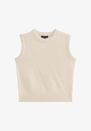 New Look, MIDWEIGHT MEET THE JEAN TABARD VEST - Top - cream