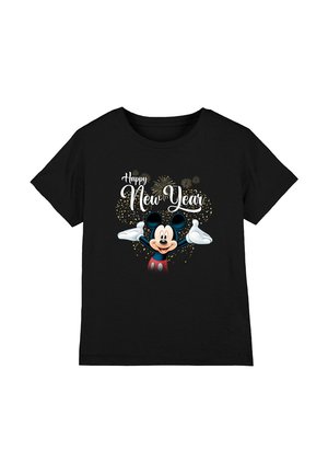 Disney MICKEY MOUSE FIREWORK NEW YEAR - T-Shirt print - black