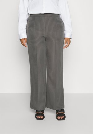 Pieces Curve PCBOSSY WIDE STRIPED PANTS - Housut - magnet