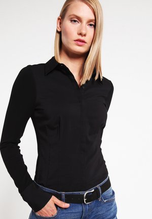 XANI - Button-down blouse - black