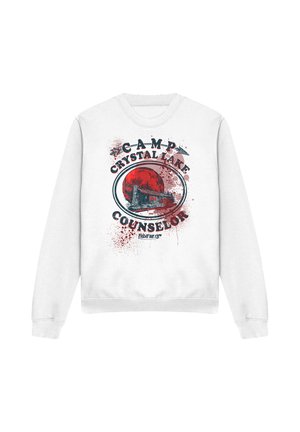 Cotton Soul, FRIDAY THE 13TH/CAMP COUNSELOR VICTIM - Sweatshirt - white