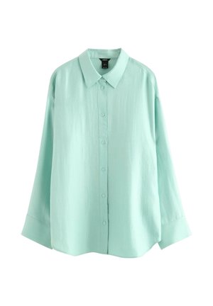 Lindex, LONG-SLEEVED - Skjortebluser - light dusty aqua