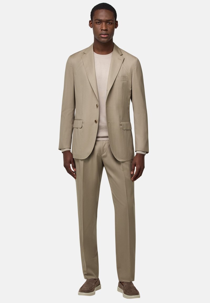 Boggi Milano HERRINGBONE SET - Completo - beige