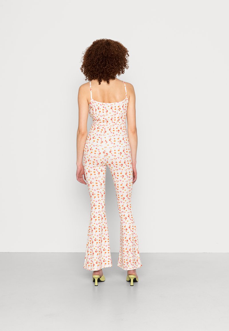 Damen Kleider | Vintage Supply RUCHED BUST FLORAL Jumpsuit cream multi/offwhite - PZ80176 Damen Kleider | Vintage Supply RUCHED BUST FLORAL Jumpsuit cream multi/offwhite - PZ80176