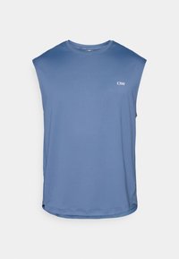 STRIDE SLEEVELESS - Tricou basic - dusty twilight blue