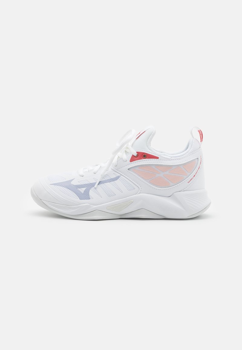 Mizuno WAVE DIMENSION - Chaussures de volley - white/aleutian/cloud pink