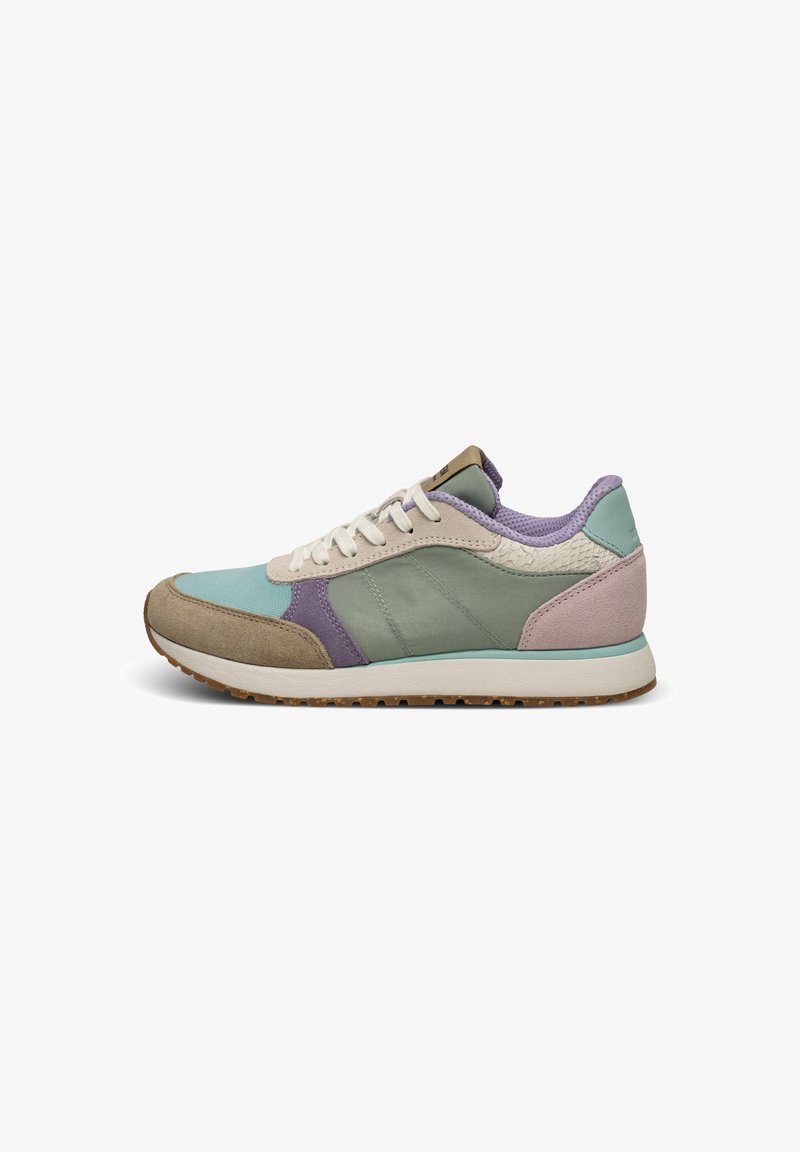 Woden RONJA - Matalavartiset tennarit - blue multi