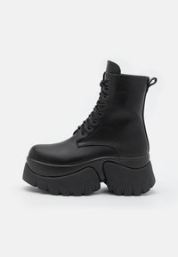 RANCOR VILUN LACE UP BOOTS - Gležnjače s platformom - black