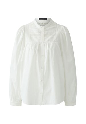 Oui, BLUSE - Hemdbluse - white