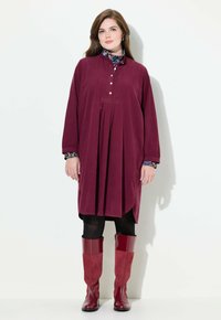 Ulla Popken Košilové šaty - wine red