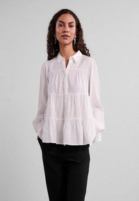 YAS - YASPALA SHIRT - Overhemdblouse - star white Miniatuurafbeelding 1